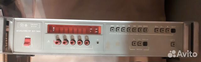 Вольтметр цифровой В7-34А купить в Москве | Товары для дома и дачи | Авито