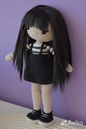 Кукла венздей вязаная ручная работа