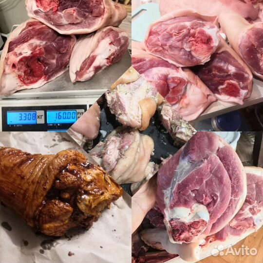 Мясо свинина, вяленые томаты, копчёности, аджика