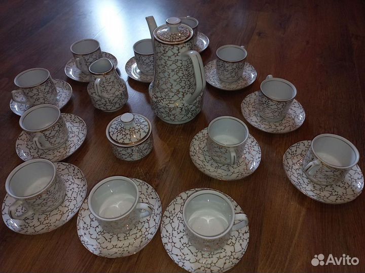 Кофейный Сервиз Chodziez новый на 12 персон СССР