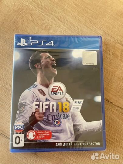 Fifa 18 ps4 диск запечан