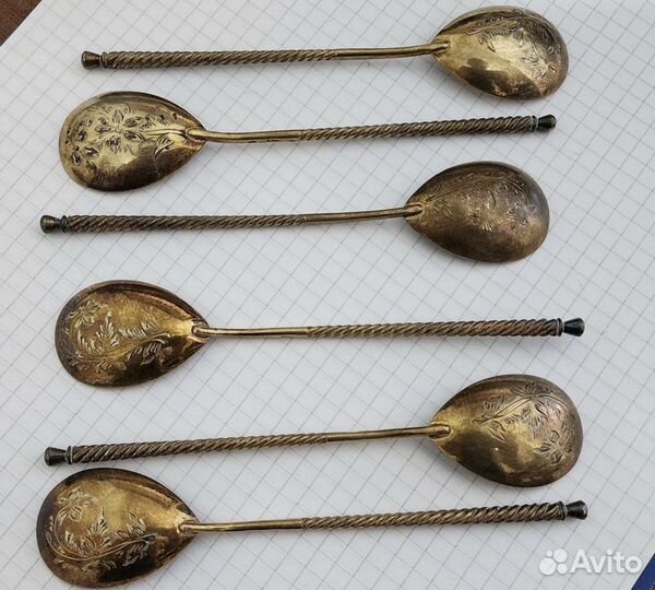 Ложки серебро 875 СССР 1954