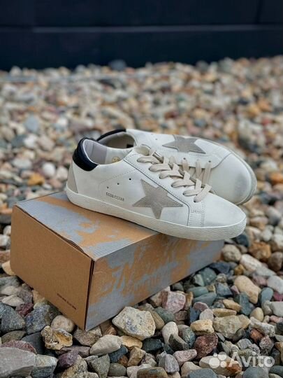 Кеды golden goose white женские