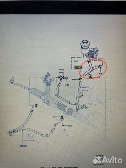 Трубка гур LR022634