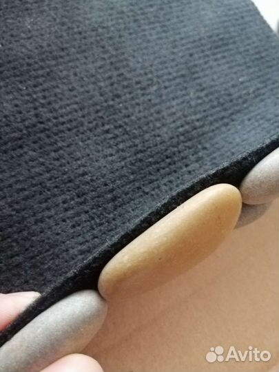 Коврик из камней морской гальки 60х40