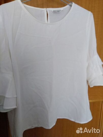 Блузка белая женская