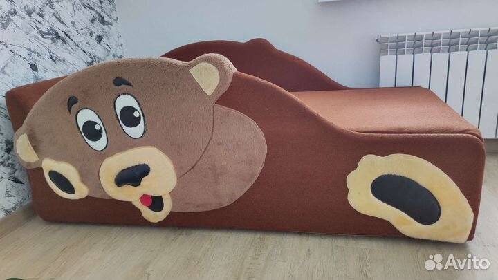 Детская кровать диван с мягкими бортиками