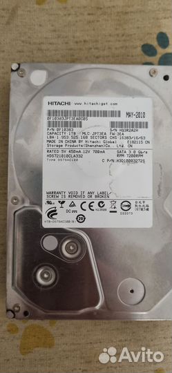 Жесткий диск на 1тб