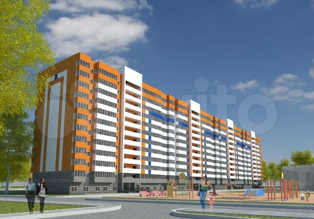 1-к. квартира, 36,1 м², 2/12 эт.