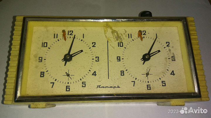 Шахматные часы Янтарь СССР