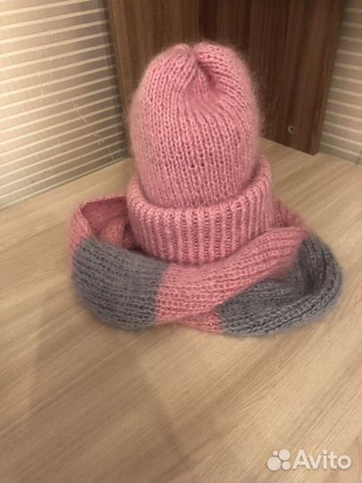 Комплект шапка и снуд