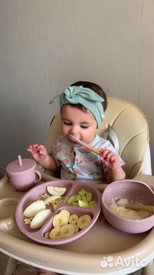 Набор силиконовой посуды для детей