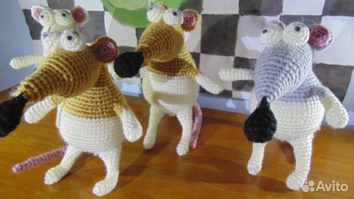 Вязаная крыска