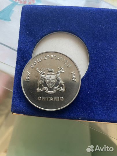 Жетон 100 лет конфедерации Канады