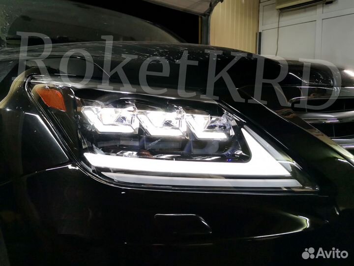 Фары Lexus LX 570 LED стиль 2016 года
