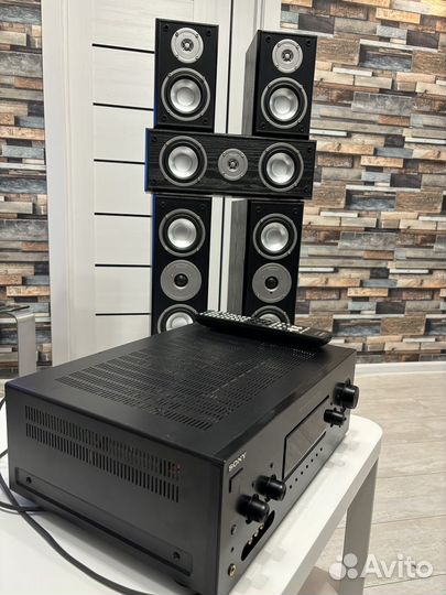 Ресивер и акустика hi-fi sony