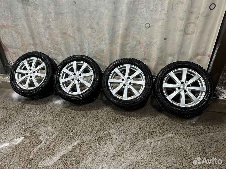 Литые диски р 16 4 100 с зимней резиной