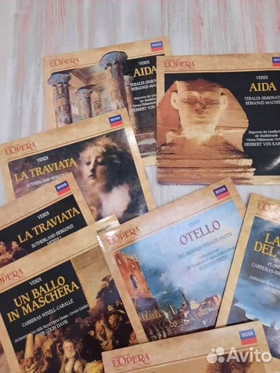 Коллекция виниловых пластинок Giuseppe Verdi
