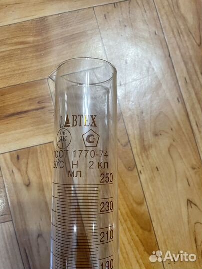 Цилиндр стеклянный мерный