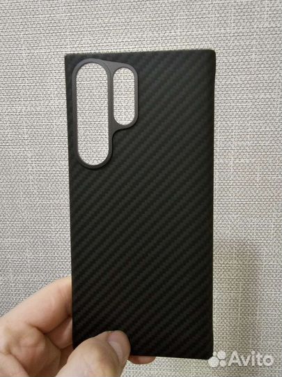 Чехол карбоновый с magsafe для Samsung s23 ultra