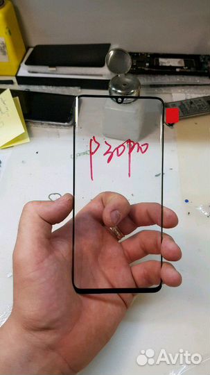 Стекло дисплея Huawei P30 pro с заменой