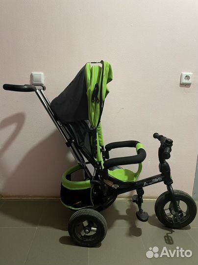 Детский велосипед с родительской ручкой