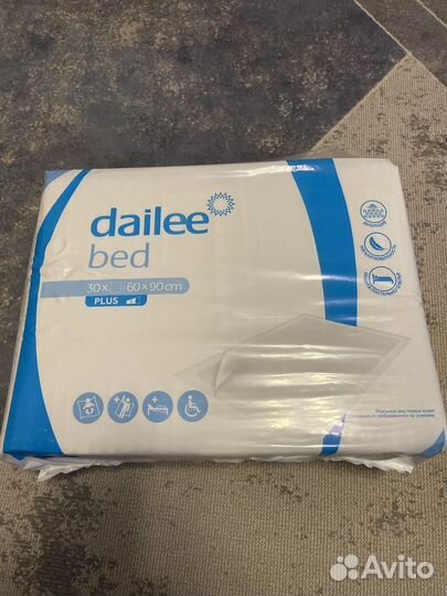 Простыни впитывающие dailee bed 60-90 cm