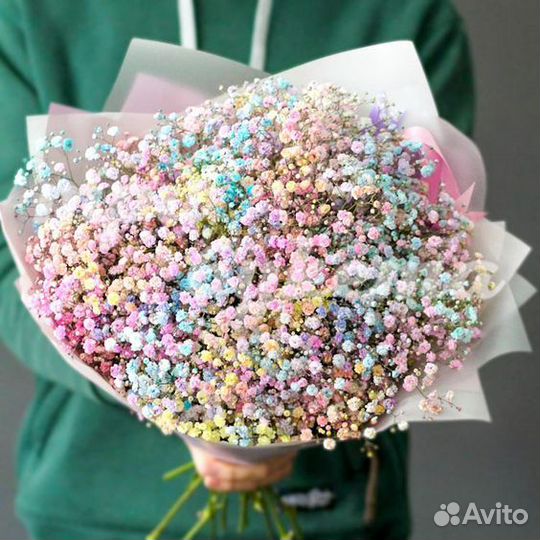 Шикарный Букет из Гипсофил Доставка