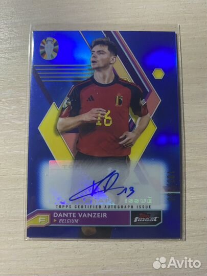 Футбольные карточки Panini Topps автограф джерси