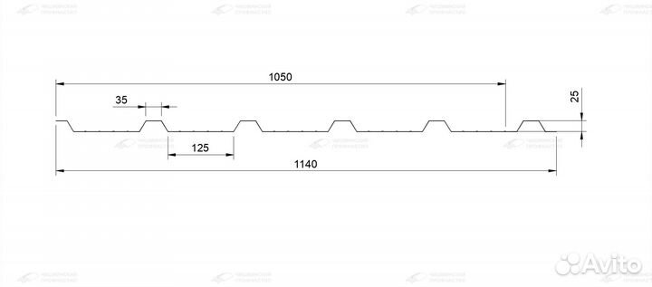Профнастил С-25