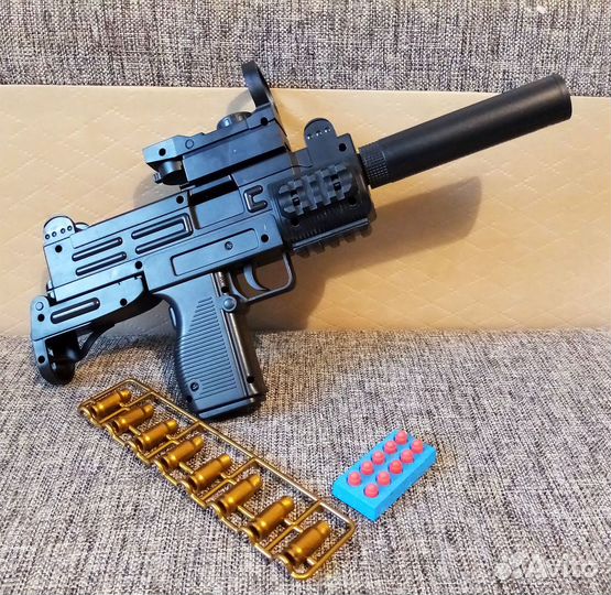 Пистолет пулемет UZI узи с мягкими пулями