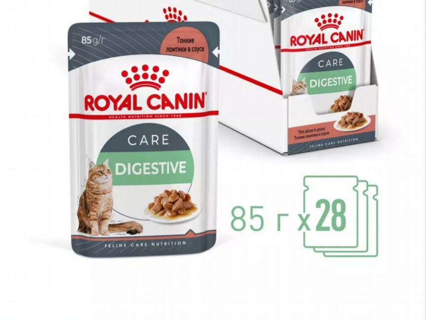 Влажный корм для кошек Royal canin digestive care