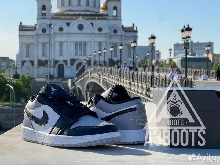 Кеды Nike Air Jordan 1 Low Shadow Toe