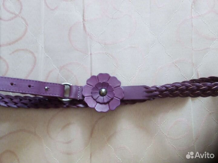 Ремень кожаный 105 см