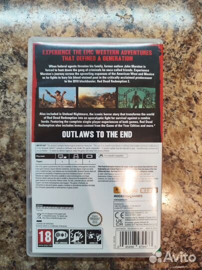 Игра red dead redemption на Nintendo switch