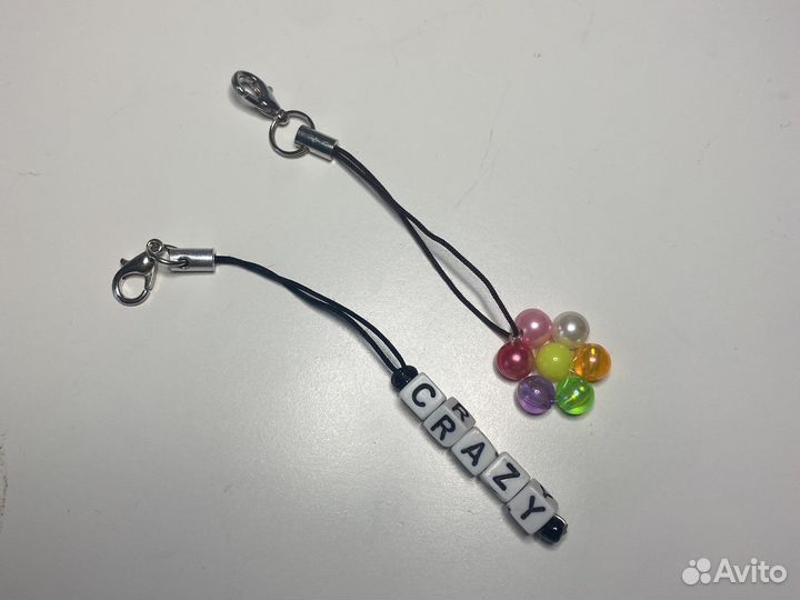 Брелки из бусин