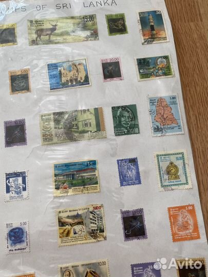 Почтовые марки Шри Ланка