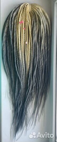 Дреды с косами комплект