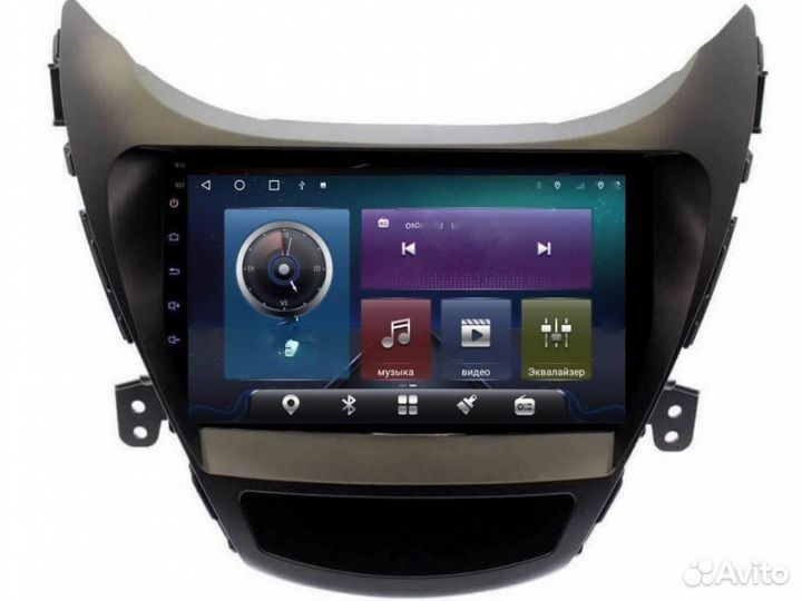 Магнитола android Hyundai Elantra avante 2010-16