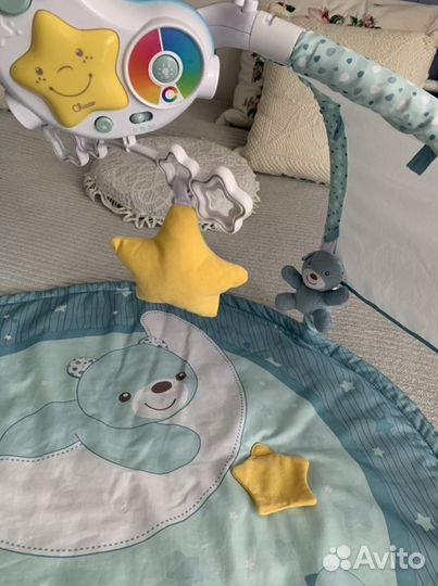 Развивающий коврик chicco 3 в 1