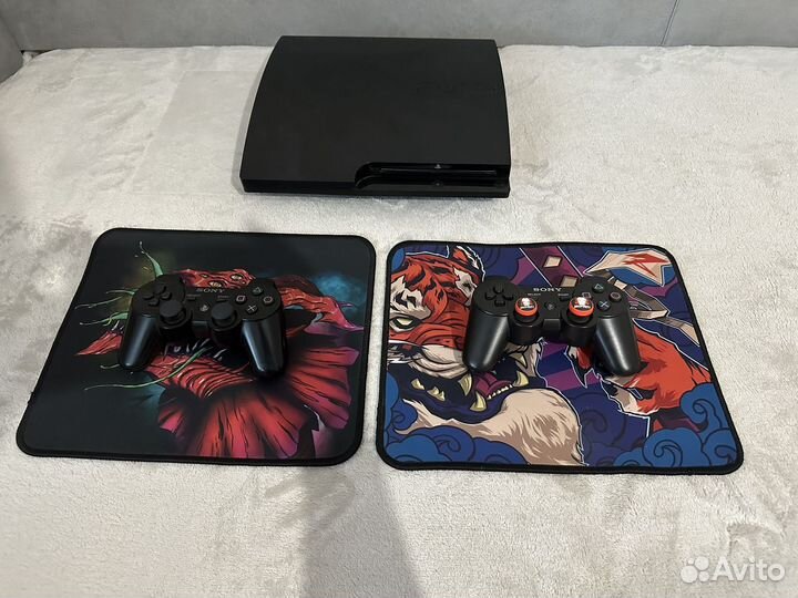 Sony playstation 3+2 геймпада+ 22 игры