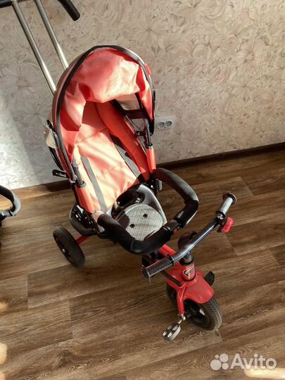 Трех колесный велосипед детский с ручкой