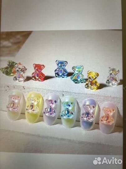 Дизайны для маникюра, зеркальная втирка