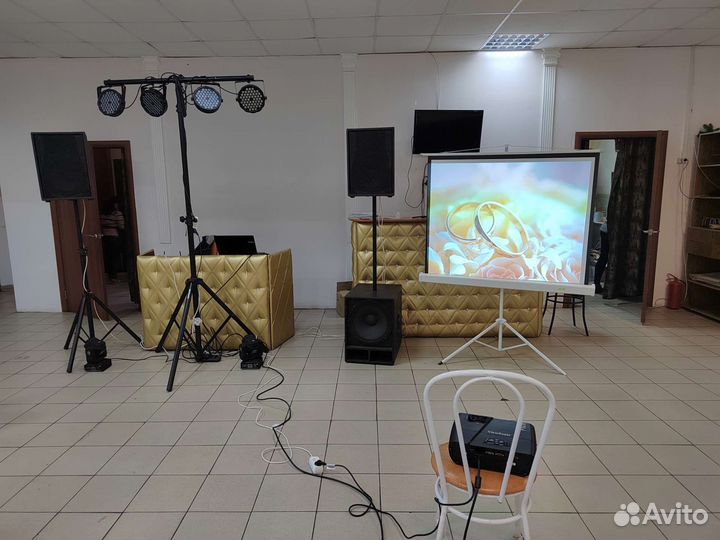 Прокат Аренда звука, света, проектор, дым-машина