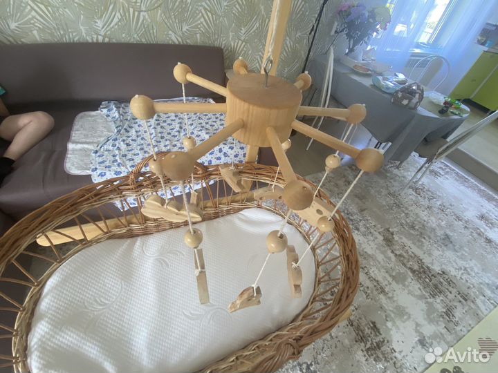 Люлька колыбель из лозы