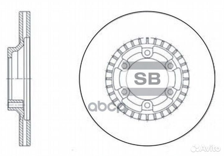 Диск тормозной hyundai galloper hyundai gallope