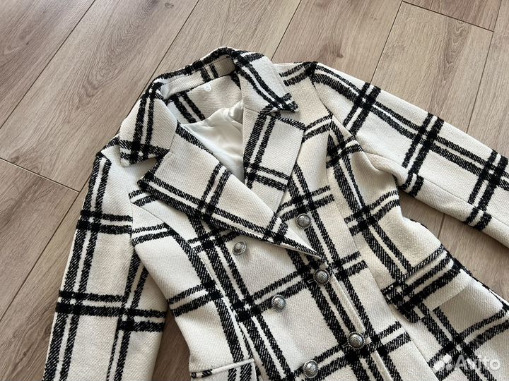 Женское приталенное пальто миди Италия р 42-44