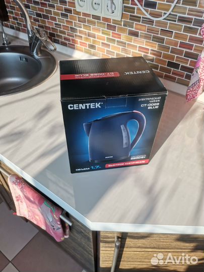 Чайник электрический centek ct-0026 blue
