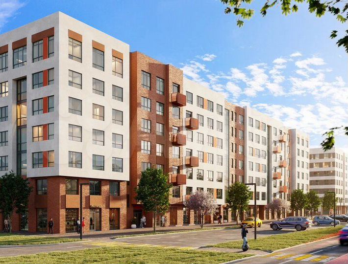 2-к. квартира, 60,1 м², 6/7 эт.