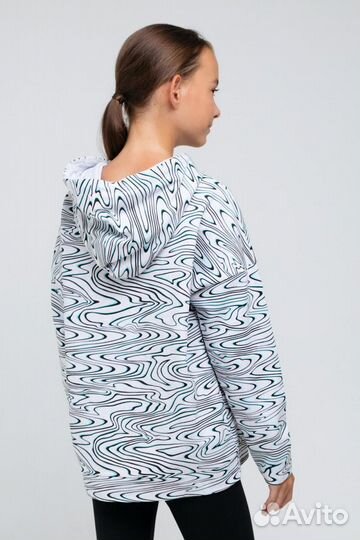 Джемпер для девочки кб 301809 светло-серый (164)